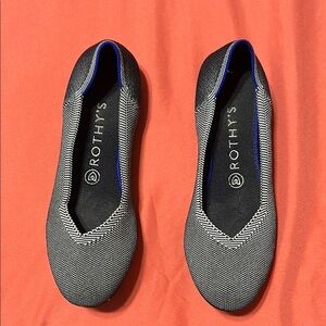 Rothy's Black and Gray Flats for Everyday Comfort